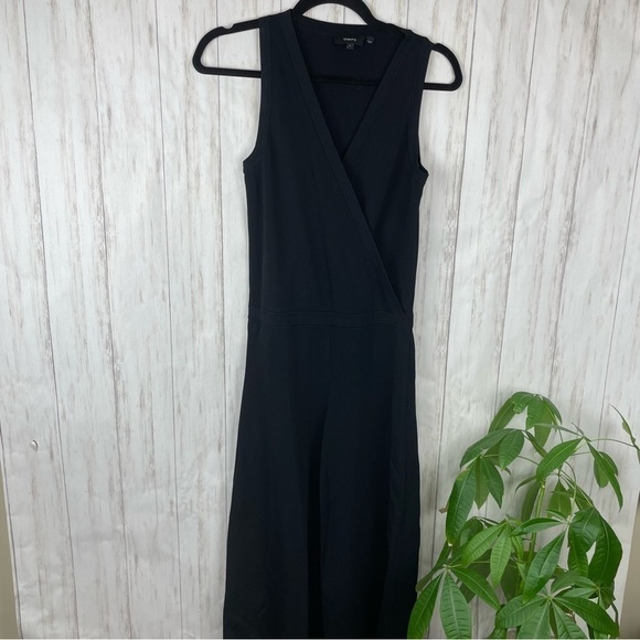 Theory Black Wrap Bodysuit Jumpsuit size P - Picture 5 of 10